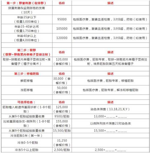 做一次代孕多少费用